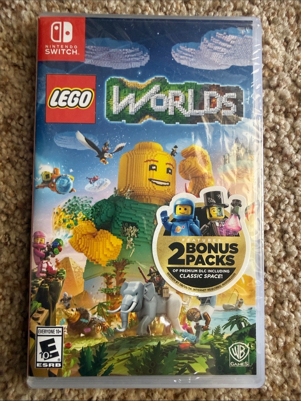 Lego Worlds Nintendo Switch Game - Blue, Yellow, Green